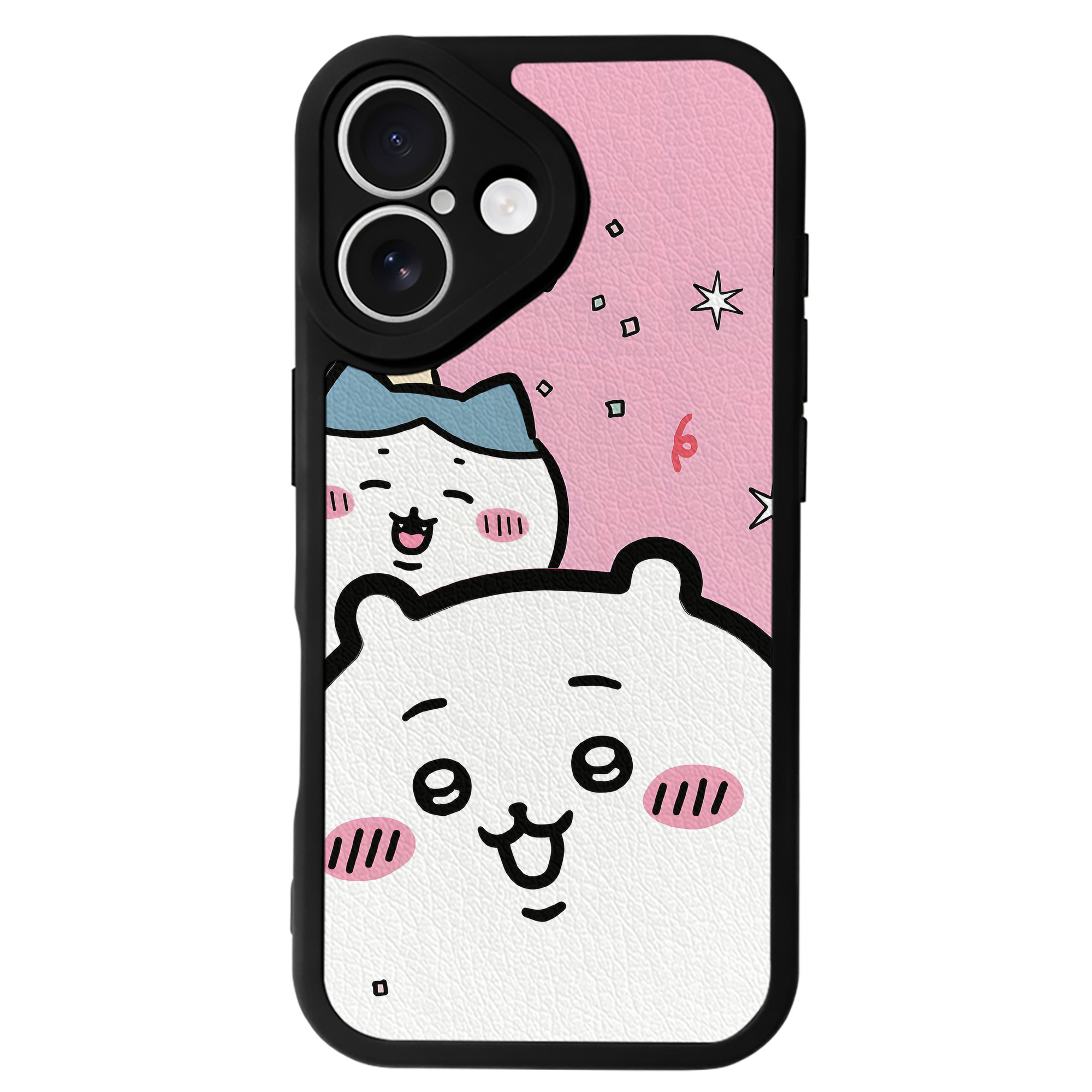 （画像用） ちいかわ Chii-kawa 【iPhone 16シリーズ対応】シリコンスマホケース（レザー調） 材質：シリコン